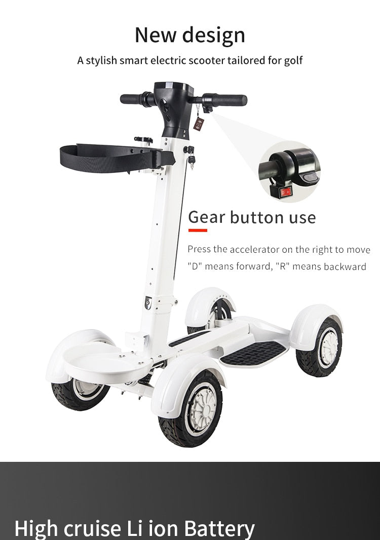 4 Wheel Electric Golf Scooter